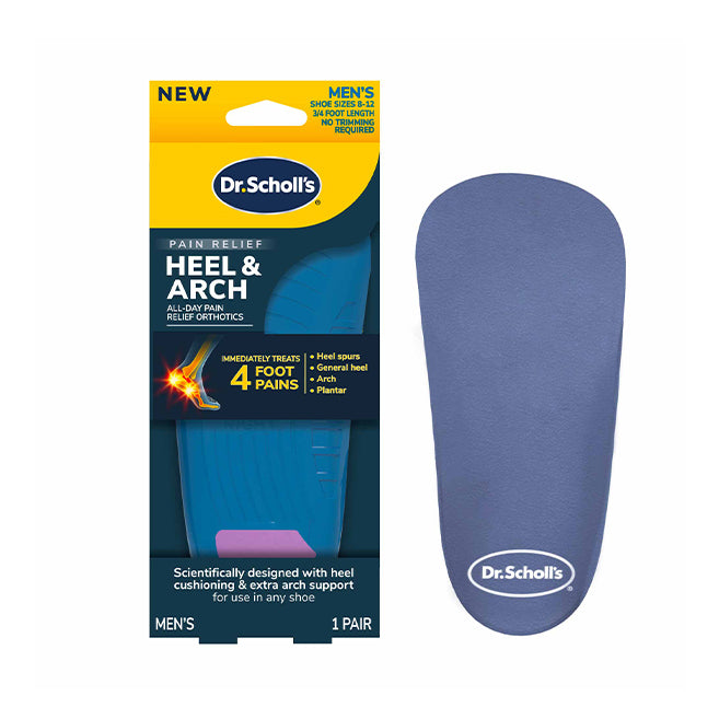 Dr. Scholl's Heel & Arch All-Day Pain Relief Orthotics Insoles (Men)