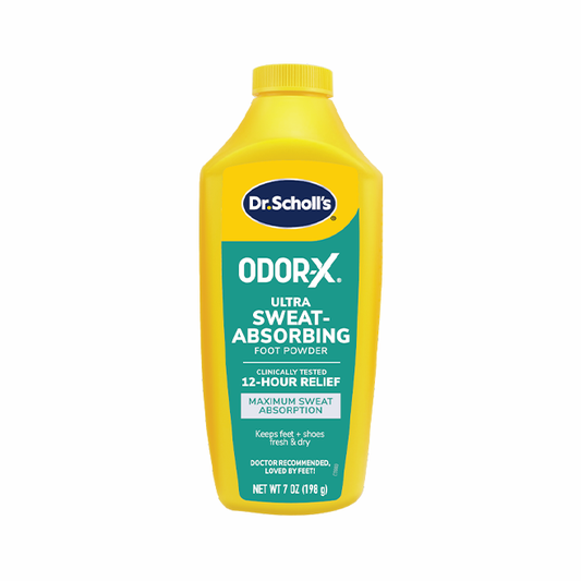 Dr. Scholl's Odor-X Ultra Sweat-Absorbing Foot Powder 198g