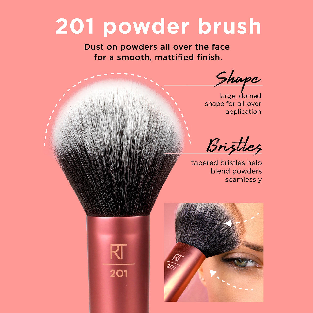 REAL TECHNIQUES POWDER BRUSH (New Design)