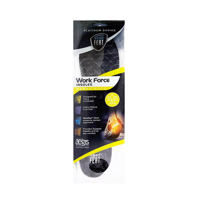 Neat Feat Platinum Series Work Force Insole for All Day Comfort and Relief from Spinal Pain