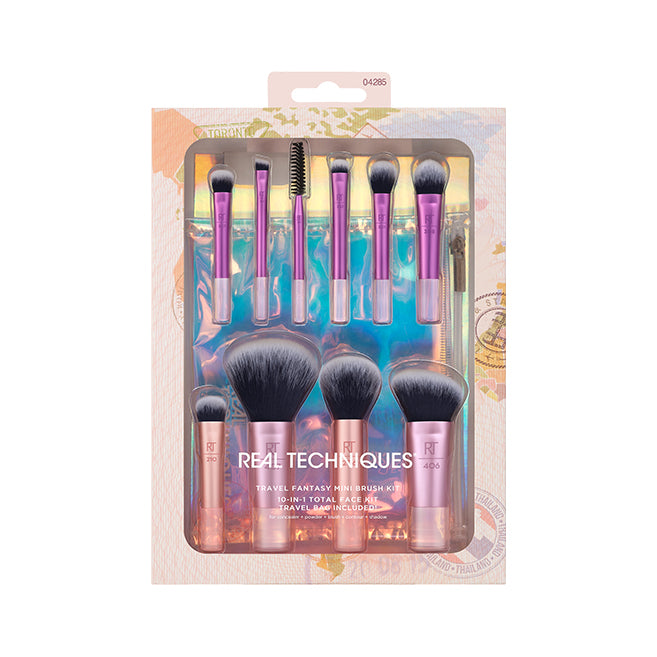 Real Techniques Travel Fantasy Mini Brush Set โ Lush N' Blush