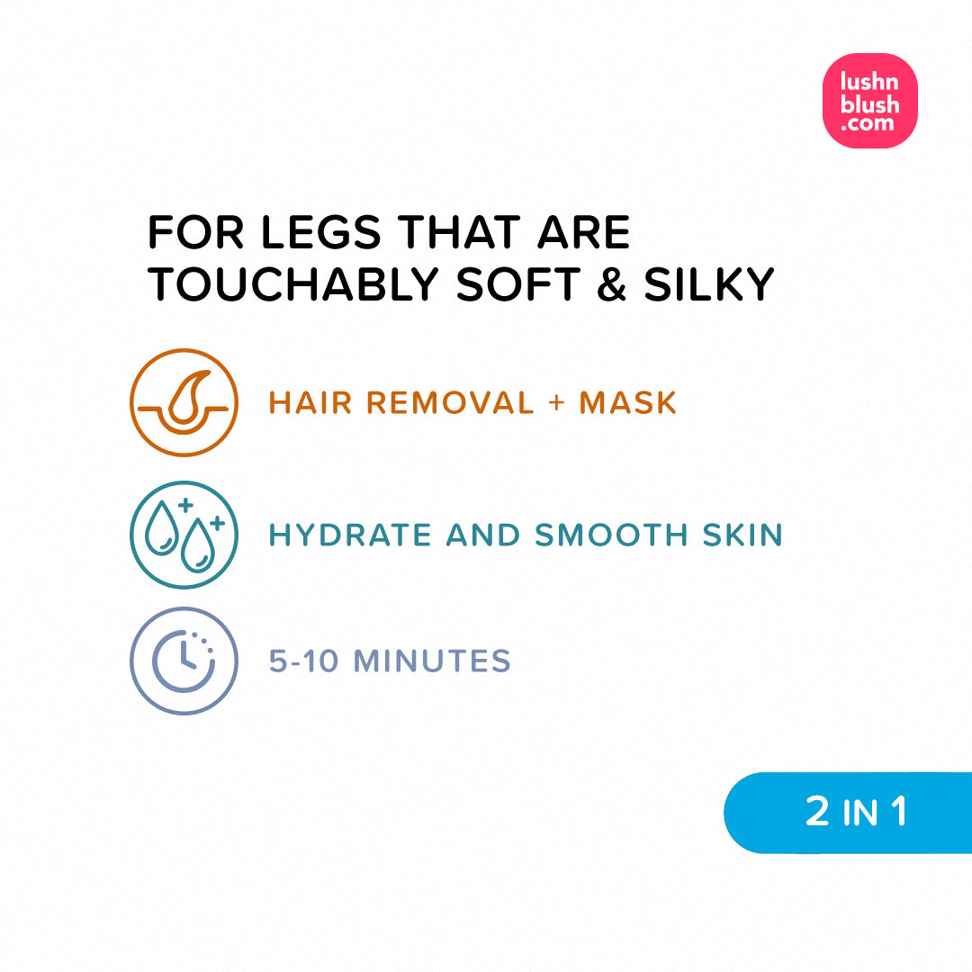 Freeman Beauty Silky Legs Hair Removing Cream Mask 3oz