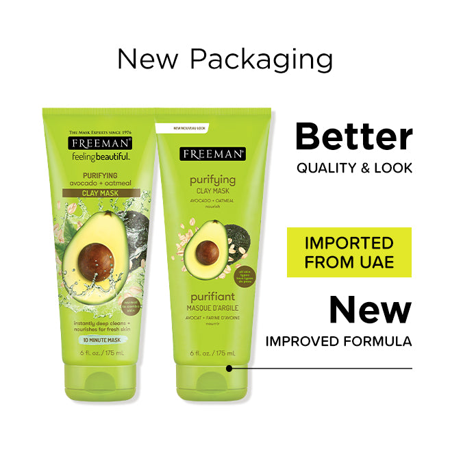 Freeman Beauty Purifying Avocado & Oatmeal Clay Mask 175ml