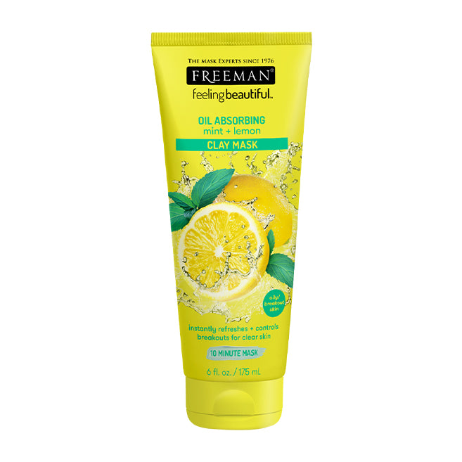 Freeman Beauty Oil Absorbing Mint & Lemon Clay Mask 175ml