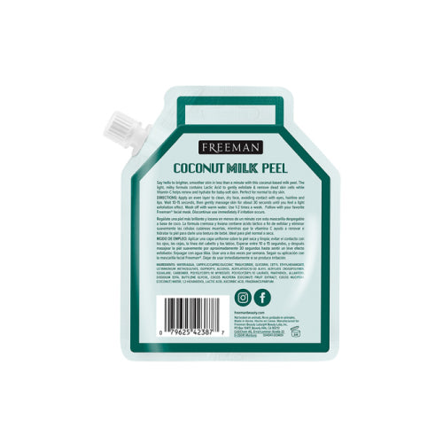 Freeman Beauty Gentle Exfoliating Lactic Acid + Vitamin C Coconut Milk Peel