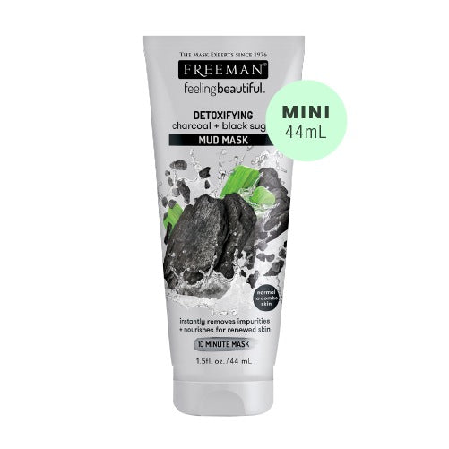 (Mini Tube) Freeman Beauty Charcoal & Black Sugar Mud Mask 44ml