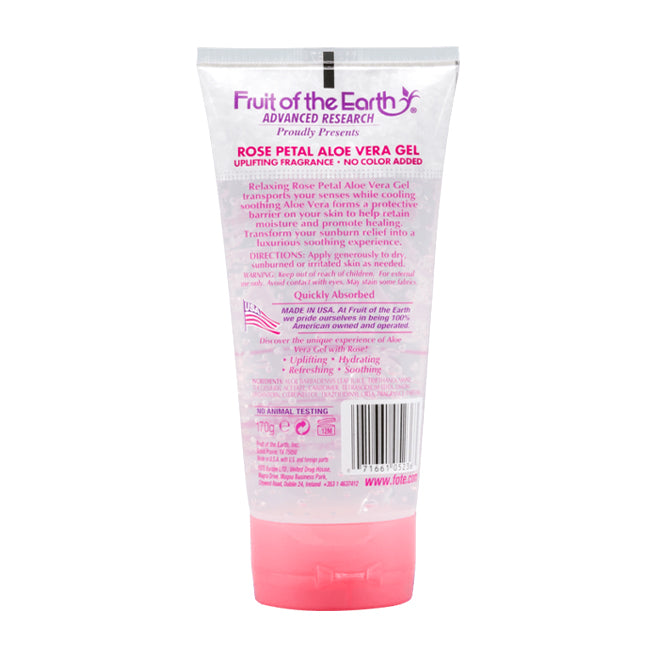 Fruit of the Earth Aloe Vera Gel Rose Petal 170g