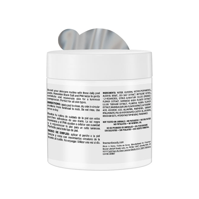 Freeman Beauty Hawaiian Black Salt Peel Pads