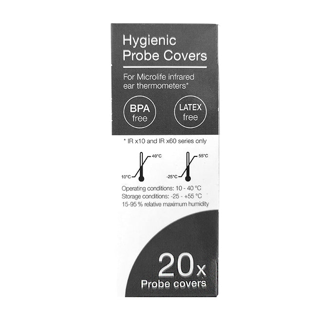 Microlife Hygienic Probe Covers 20’s (IR 210)