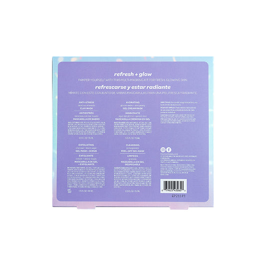 Freeman Beauty Refresh + Glow 5 Piece Face Mask Kit Limited Edition Set
