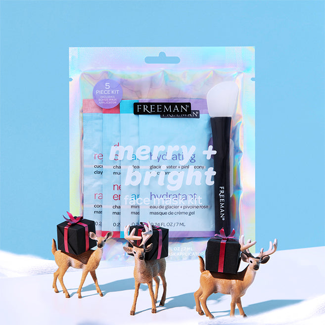Freeman Beauty Merry + Bright 5 Piece Limited Edition Set