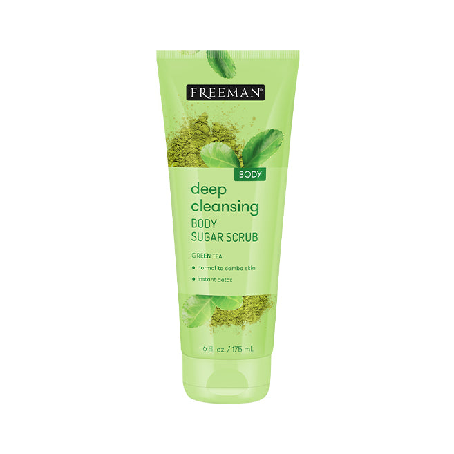 Freeman Beauty Deep Cleansing Green Tea Body Sugar Scrub 175ml