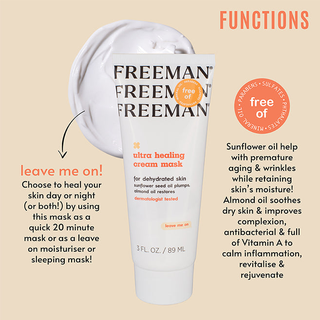 Freeman Beauty Ultra Healing Leave-On Cream Mask 89ml
