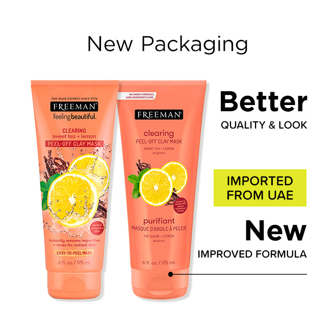 Freeman Clearing Sweet Tea + Lemon Peel-Off Clay Mask 175ml