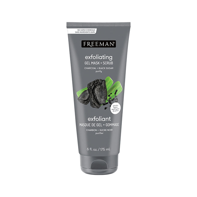 Freeman Beauty Exfoliating Charcoal & Black Sugar Gel Mask 175ml