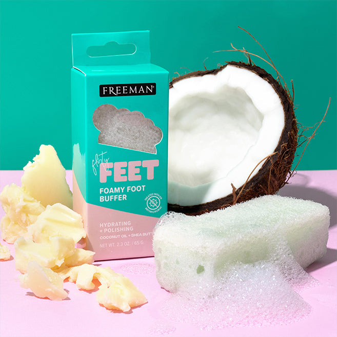 Freeman Beauty Flirty Feet Foamy Foot Buffer 65g