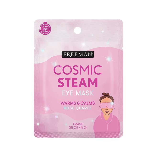 Freeman Beauty Cosmic Steam Eye Mask in Relaxing Rose Quartz