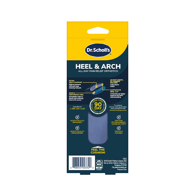 Dr. Scholl's Heel & Arch All-Day Pain Relief Orthotics Insoles (Women)