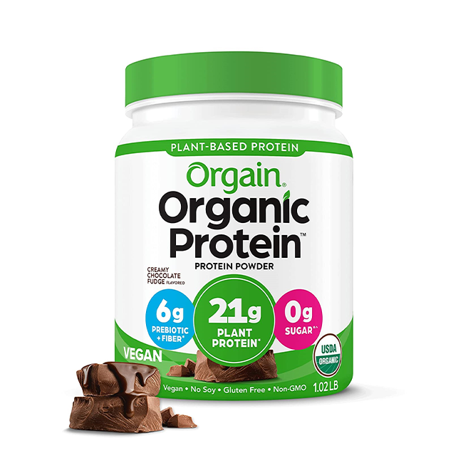 Orgain Protein Powder - PLANT BASED CREAMY CHOC FUDGE