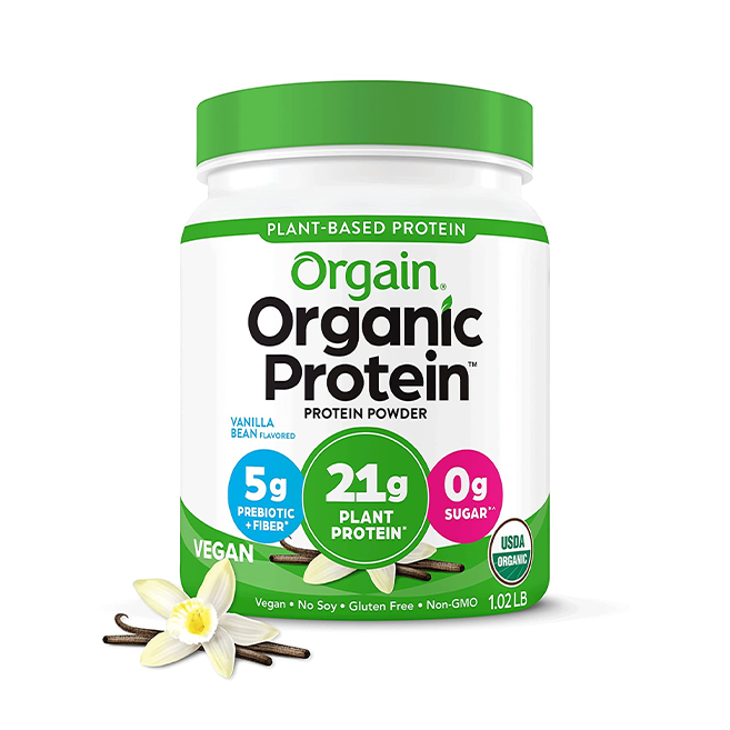 Orgain Protein Powder - PLANT BASED SWEET VANILLA BEAN