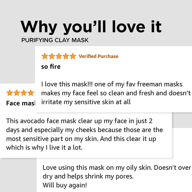 Freeman Beauty Purifying Avocado & Oatmeal Clay Mask 175ml