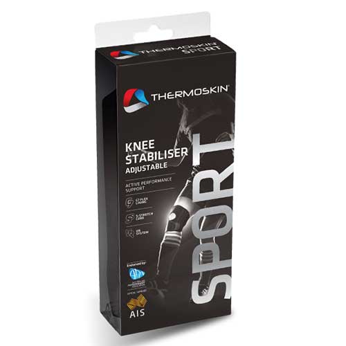Thermoskin Sport Knee Stabiliser Adjustable with G7 Trioxon Flex Lining (1 Unit)