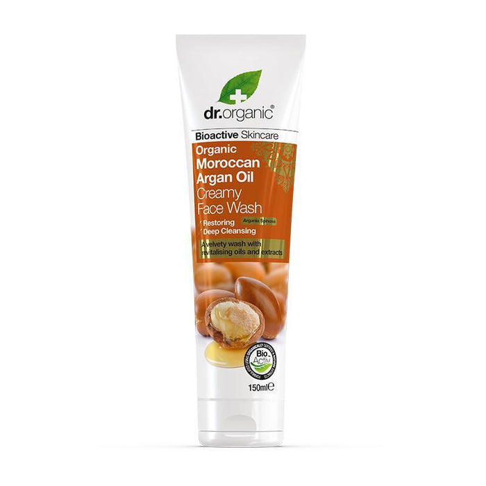 dr.Organic Moroccan Argan Oil Creamy Face Wash 150ml