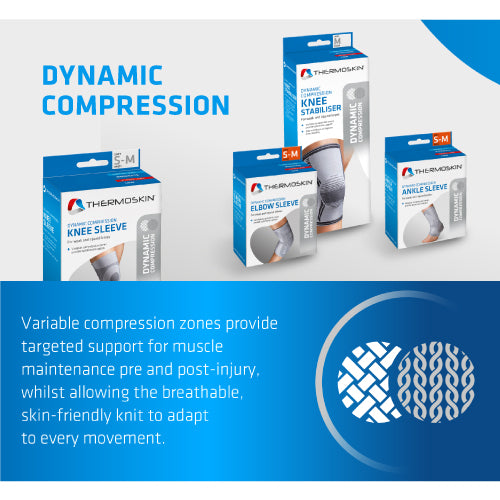 Thermoskin Dynamic Targeted Compression Ankle Sleeve (1 Unit)