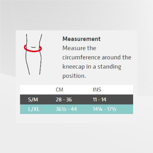 Thermoskin Sport Knee Adjustable with G7 Trioxon Flex Lining (1 Unit)