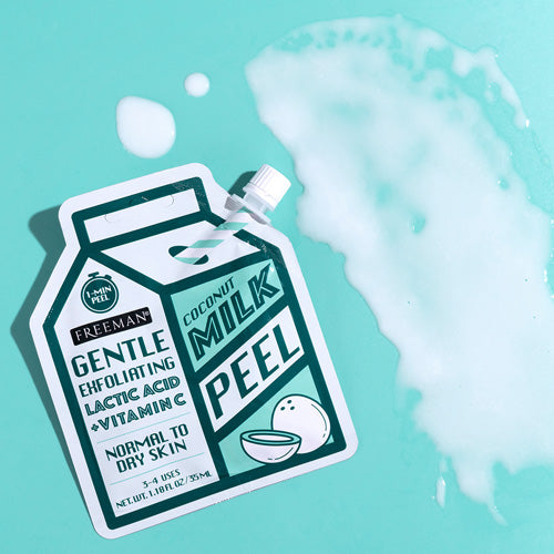 Freeman Beauty Gentle Exfoliating Lactic Acid + Vitamin C Coconut Milk Peel