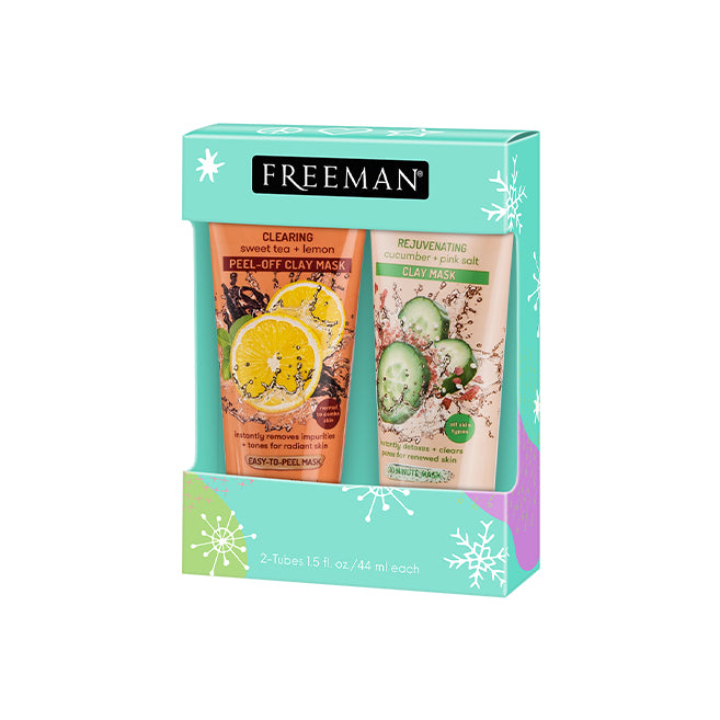 Freeman Beauty Sweet Tea + Cucumber Pink Salt Mask (Mini Set)