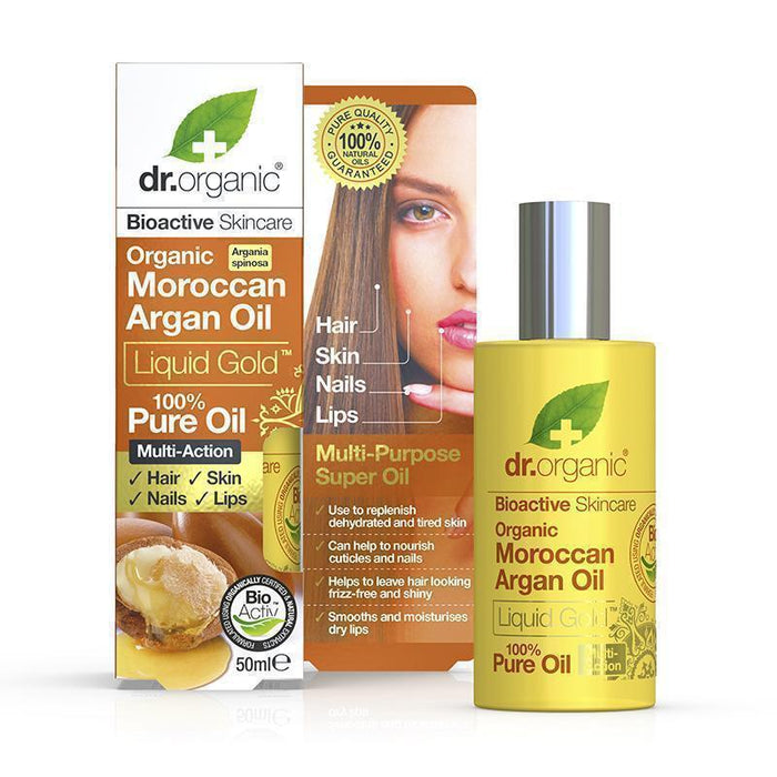 dr.Organic Moroccan Argan Oil Liquid Gold™ 100% Pure Oil 50ml