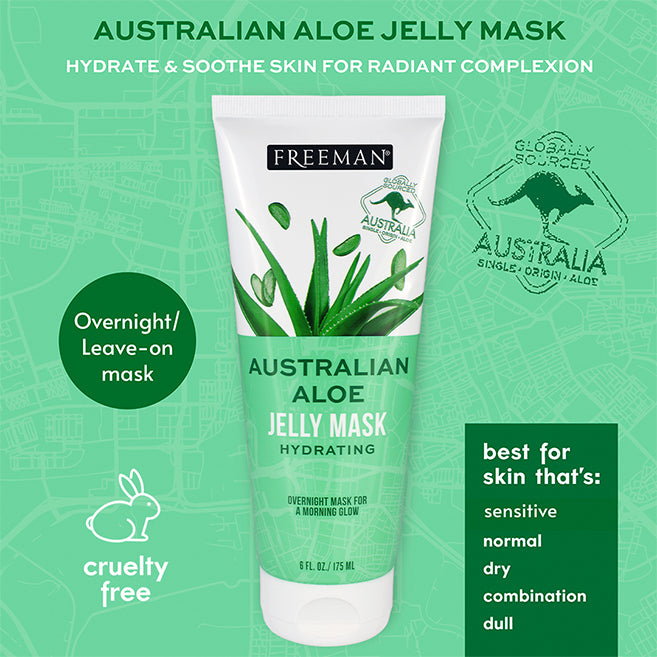 Freeman Beauty Hydrating Leave-on Australian Aloe Jelly Mask 175ml