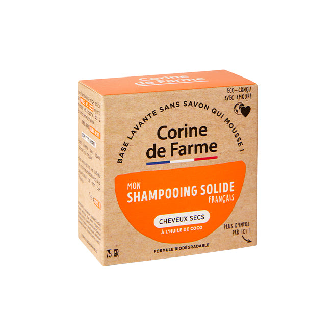Corine de Farme Solid Shampoo Bar with Coconut Oil 75g