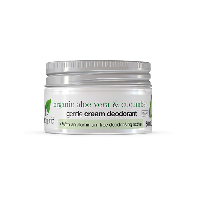 dr. Organic Aloe Vera & Cucumber Cream Deodorant 50ml