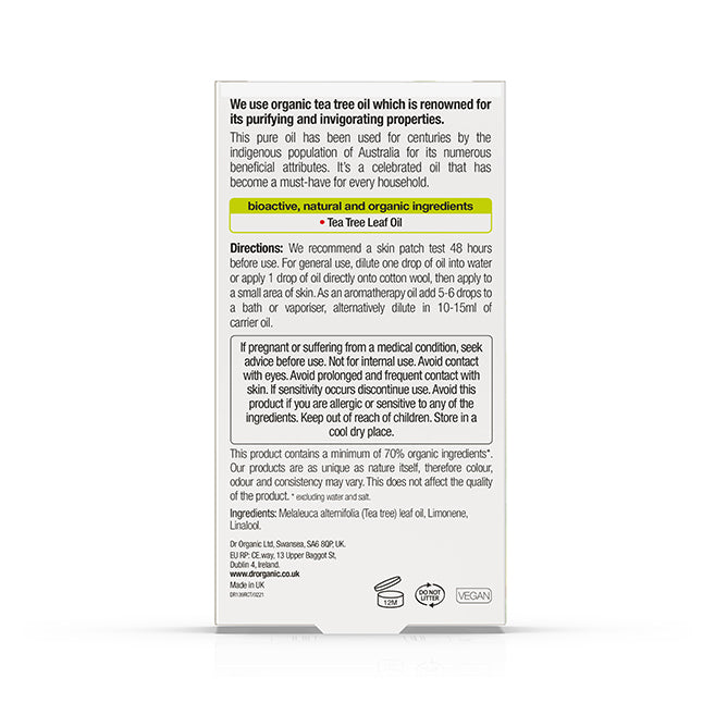 dr. Organic Tea Tree Pure Oil 10ml
