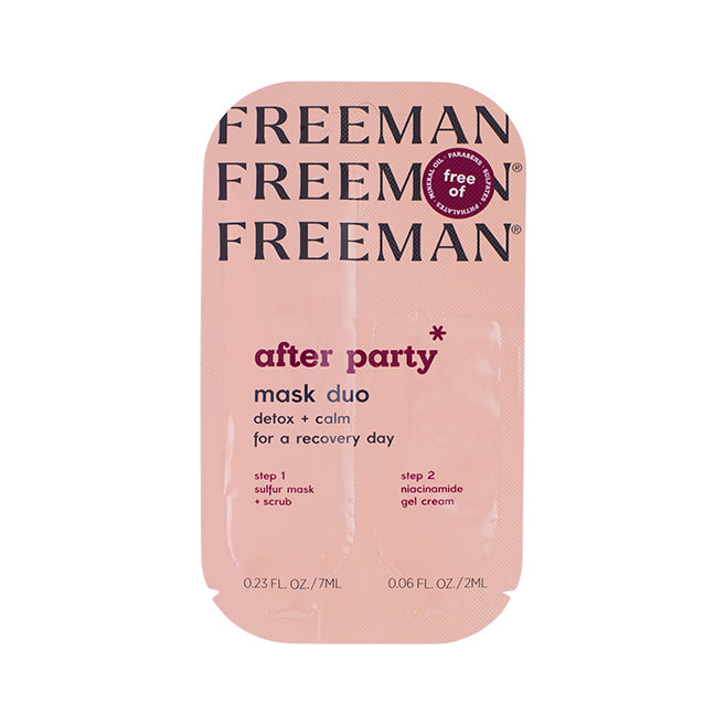Freeman Beauty After Party Detox + Calm Mask Duo