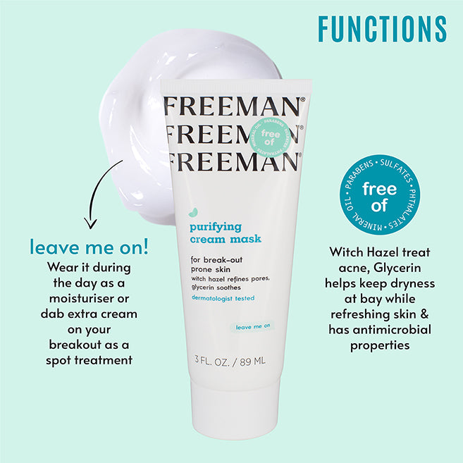 Freeman Beauty Purifying Leave-On Cream Mask 89ml