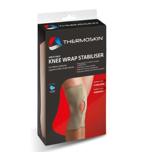 Thermoskin Thermal Adjustable Knee Wrap Stabiliser (1 Unit)