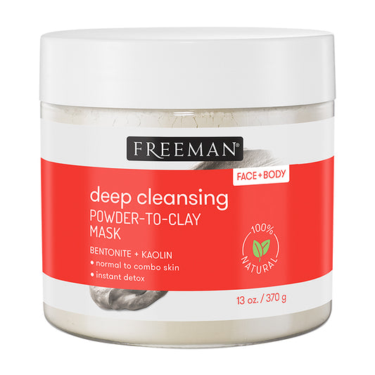 Freeman Beauty Deep Cleansing Powder-to-Clay Face & Body Mask 370g
