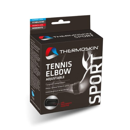 Thermoskin Sport Tennis Elbow Adjustable with Tendon Pad G7 Trioxon Flex Lining (1 Unit)